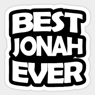 Best Jonah ever Sticker